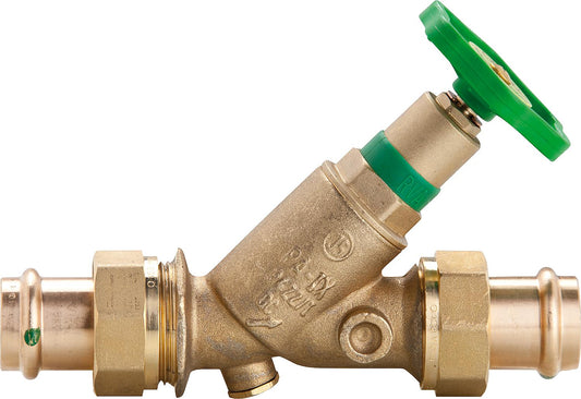 Vanne KFR à raccord par pression [V] sans purge, tige non montante