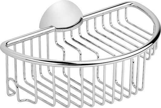 Panier à gel douche Diva L x H x P : 216 x 54/30 x 137 mm, finition zinc chromée