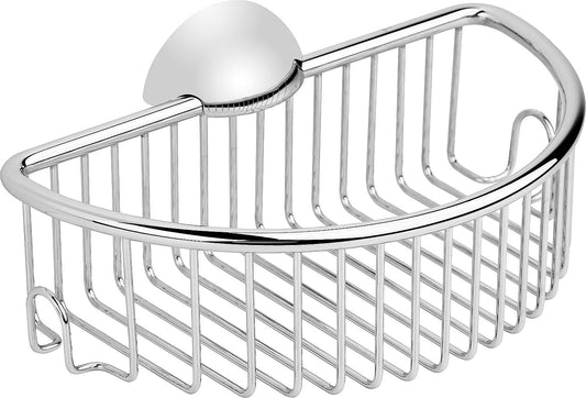 Panier à shampoing Diva L x H x P : 216 x 54 x 137 mm, finition zinc chromée