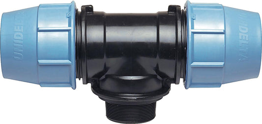 Clamp connector T-piece, transition type PTA 20 x 1/2" x 20
