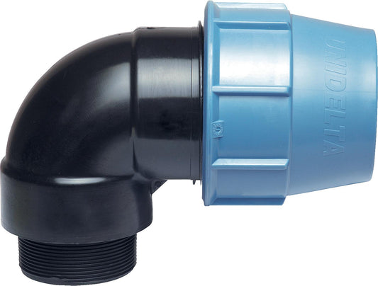 Clamp connector transition angle type-PWA 20 x 1/2" /90° i-AG