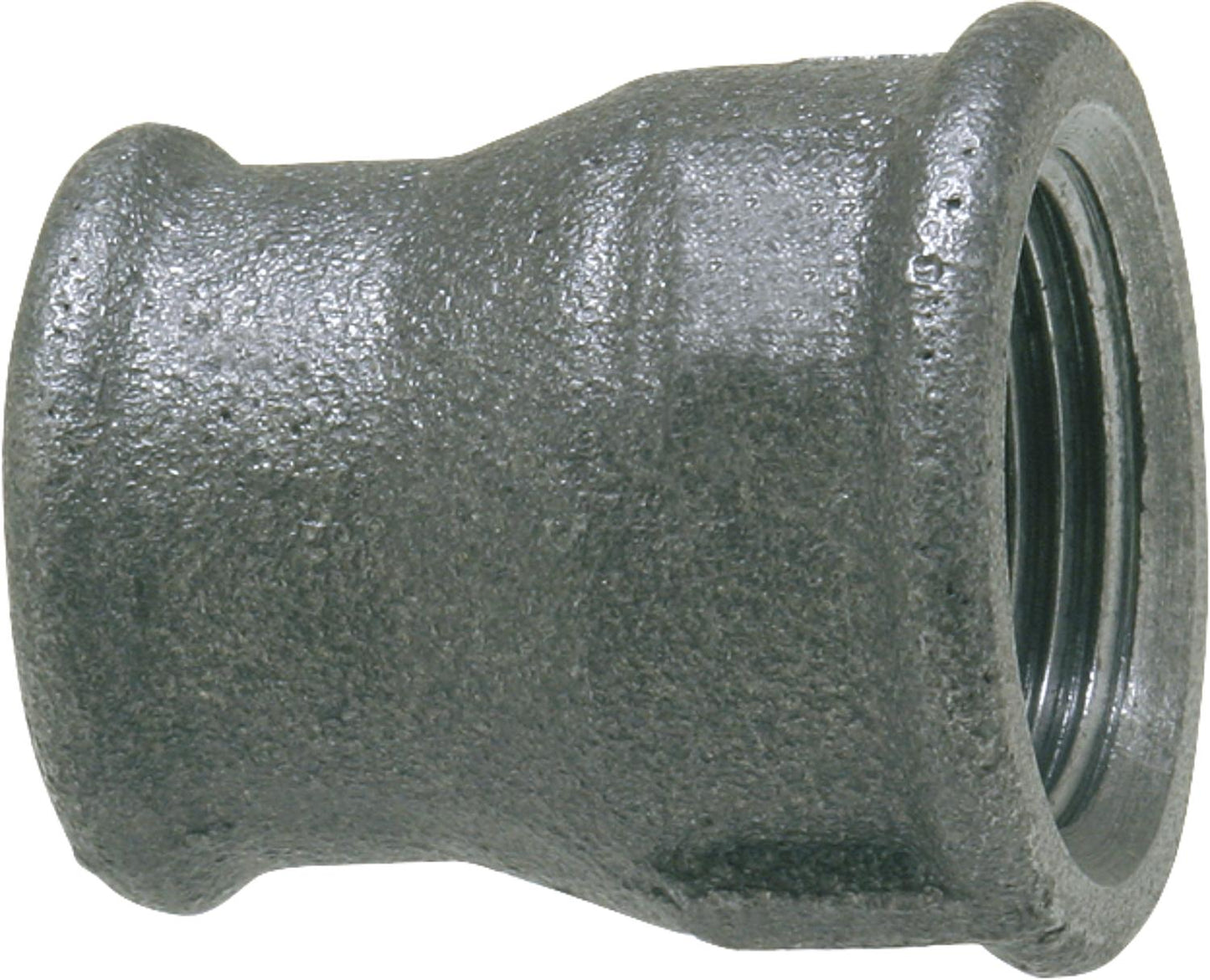 Malleable iron fitting, black reducing socket, 1/2" x 3/8" (i/i) type 240