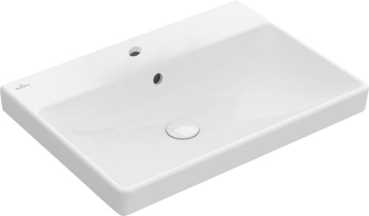 V&amp;B Avento washbasin 600x470x155, with overflow, white