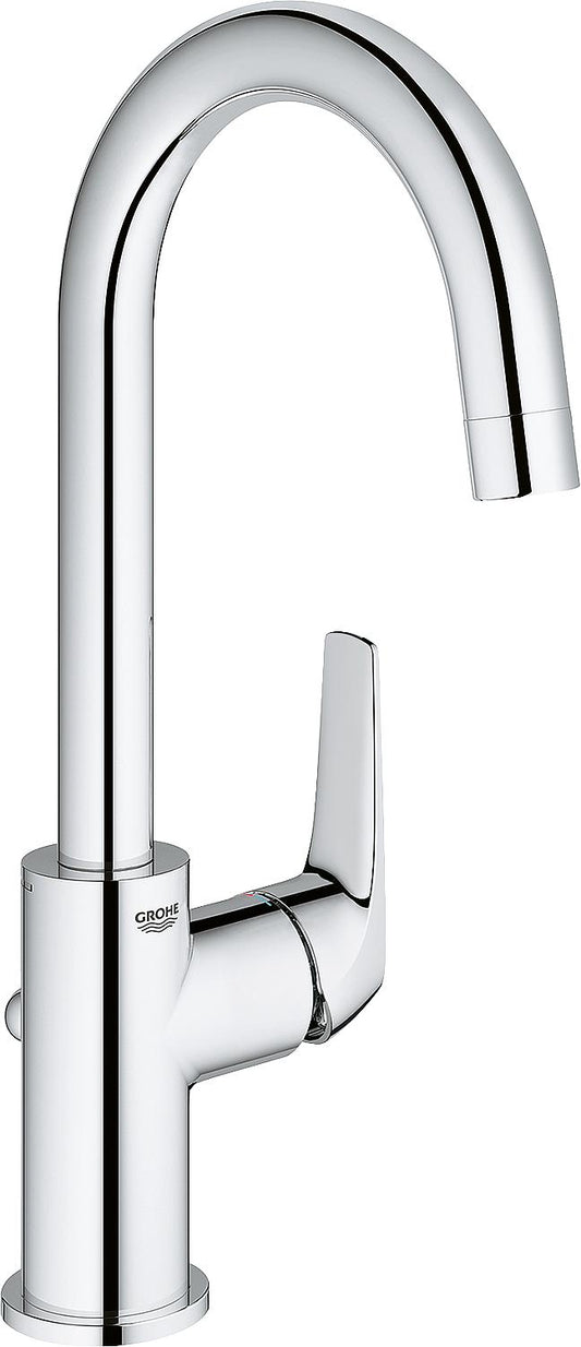 Grohe Bauflow L-Size basin mixer, 140 mm projection, chrome