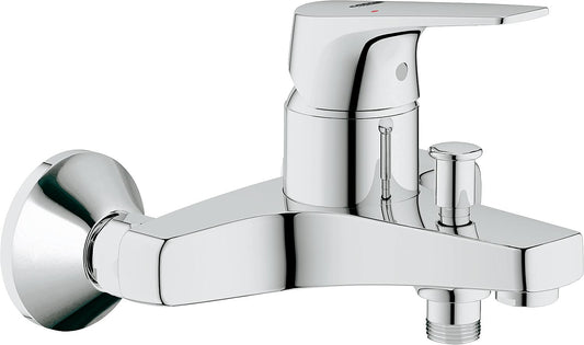 Grohe Bauflow AP bath mixer, 131 mm projection, chrome