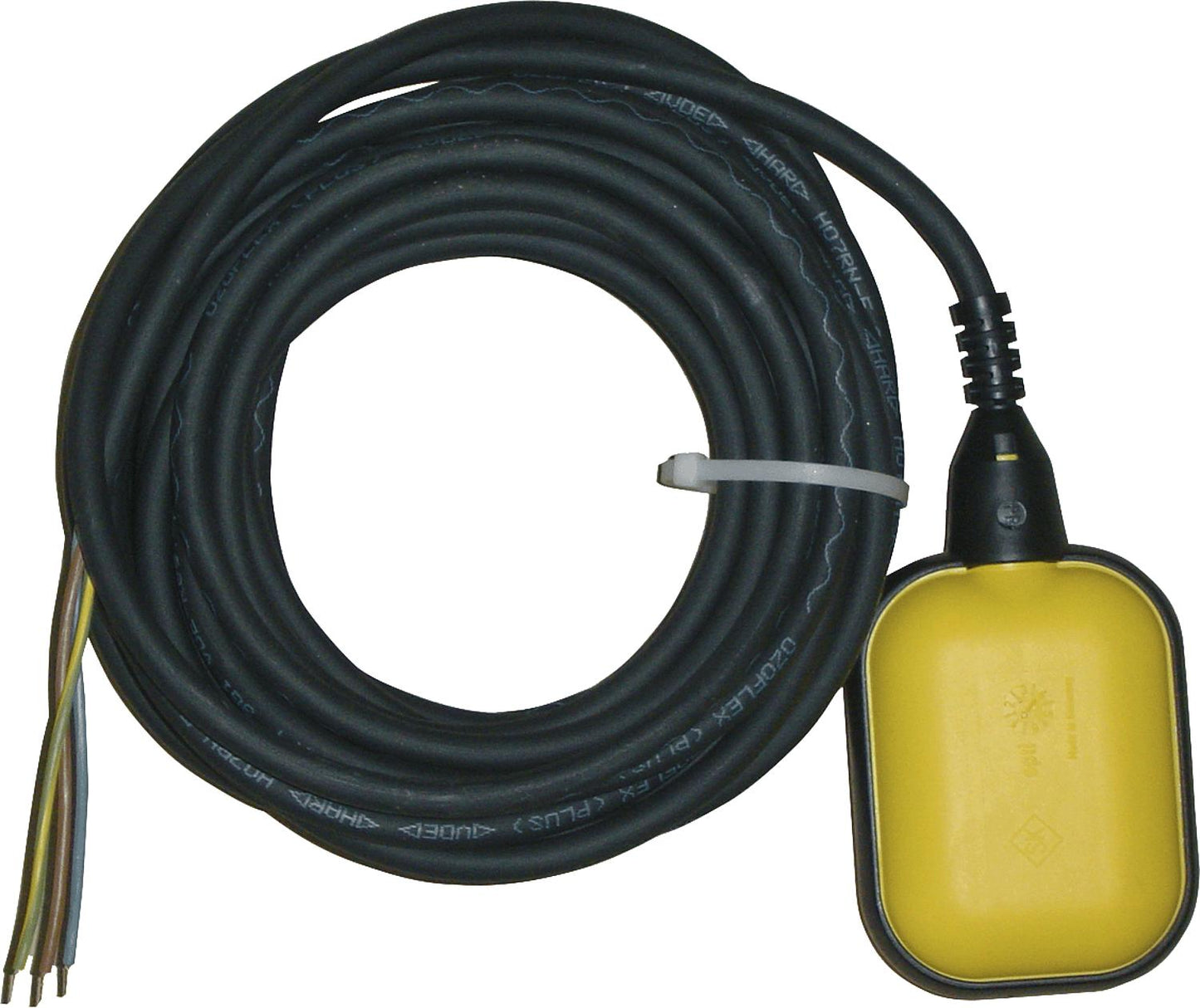 Float switch 2m Opti1 yellow for retrofitting, "Empty" function