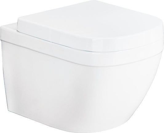Grohe Euro wall-hung, deep-flush toilet (W x H x D): 374 x 631 x 540 mm, rimless, ceramic, white