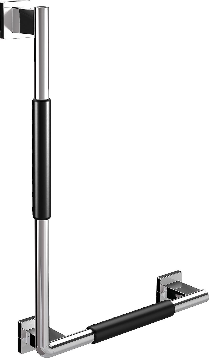 Winkelgriff 90° emco System 2 rechts,mit rutschh. Ummantelung