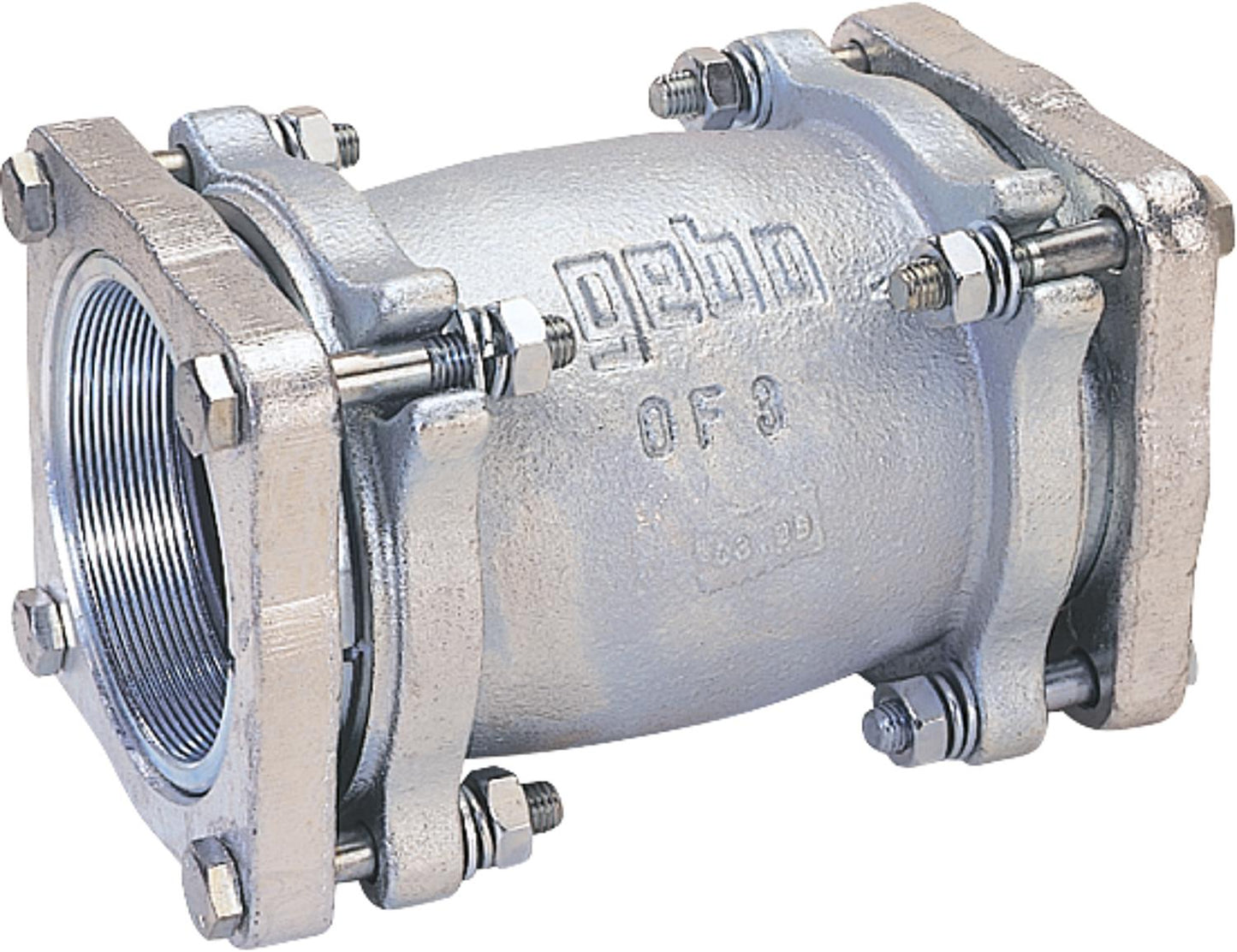 Malleable iron compression fitting (i/i) Gas PN 5, Water PN 16, Type OF 2 1/2" (76.1)