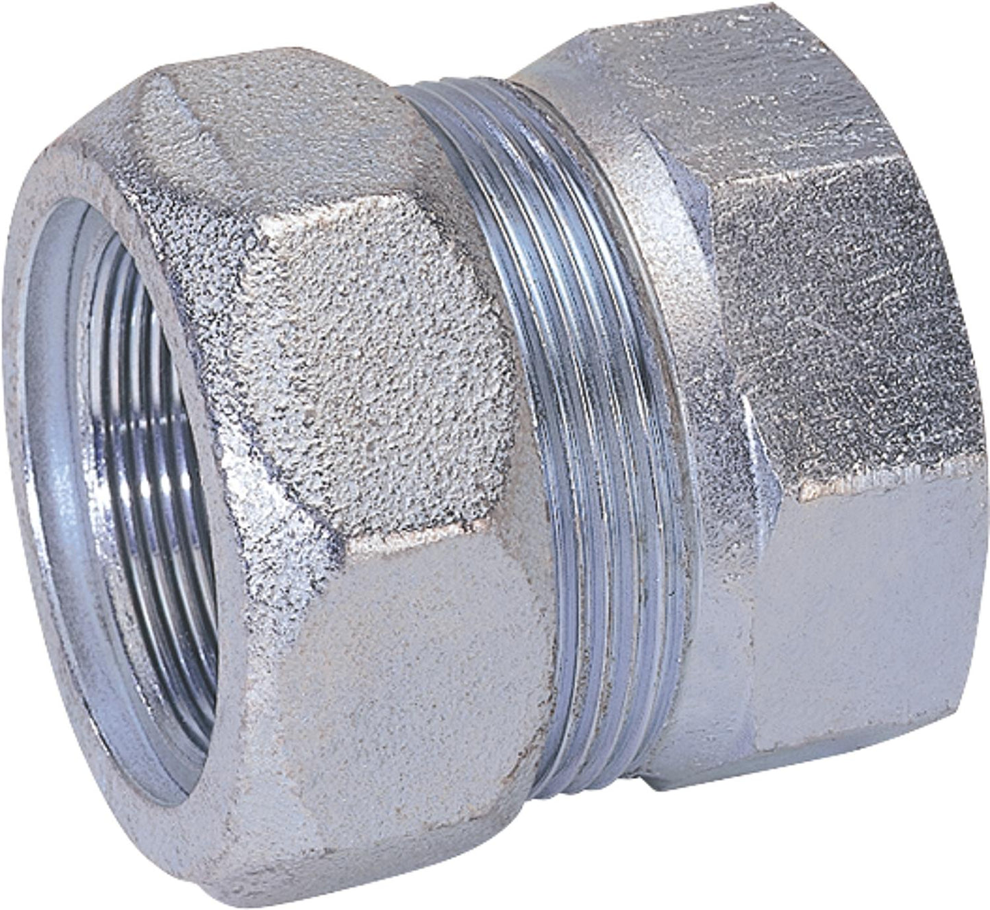 Malleable cast iron end cap, gas PN 5, water PN 10, type EK 1/2" (21.3)
