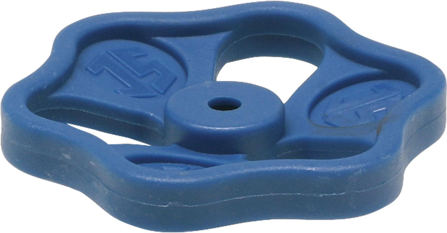 Handwheel blue polyamide 50 x 6 for Blue-tec valves 1/2"