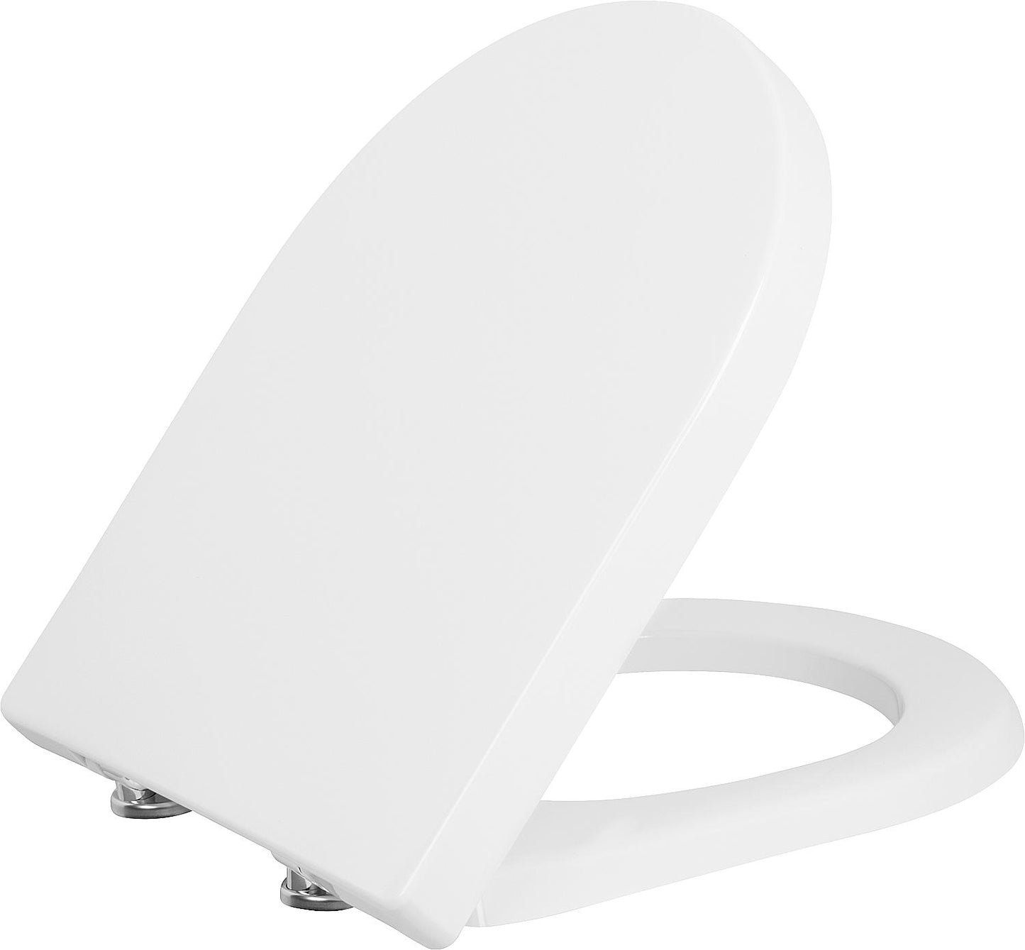 Jari Softclose toilet seat made of white Duroplast with stainless steel hinges