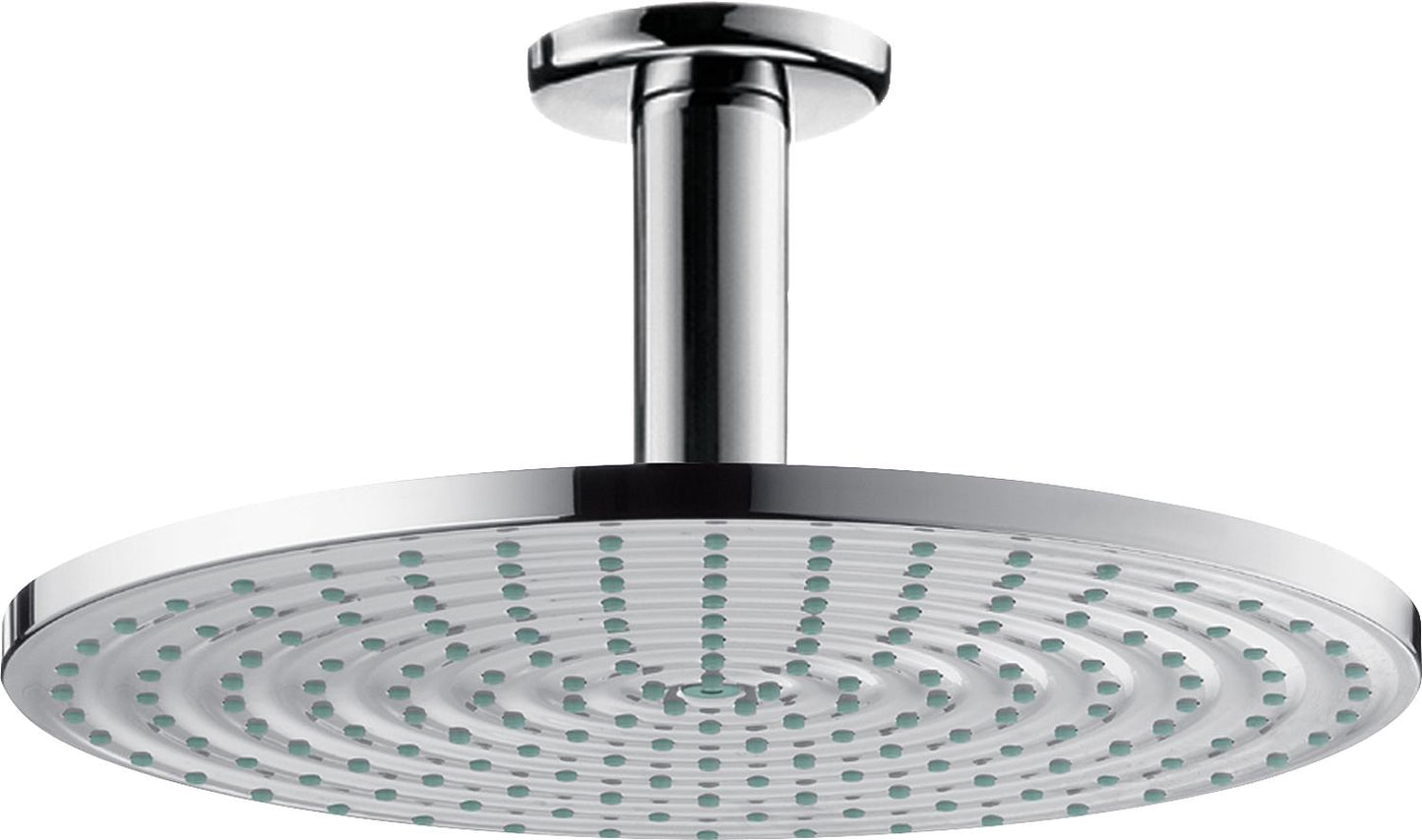 Hansgrohe Raindance AIR 1 overhead shower, spray pattern Ø 240 mm, chrome, with air injection technology and ceiling connection