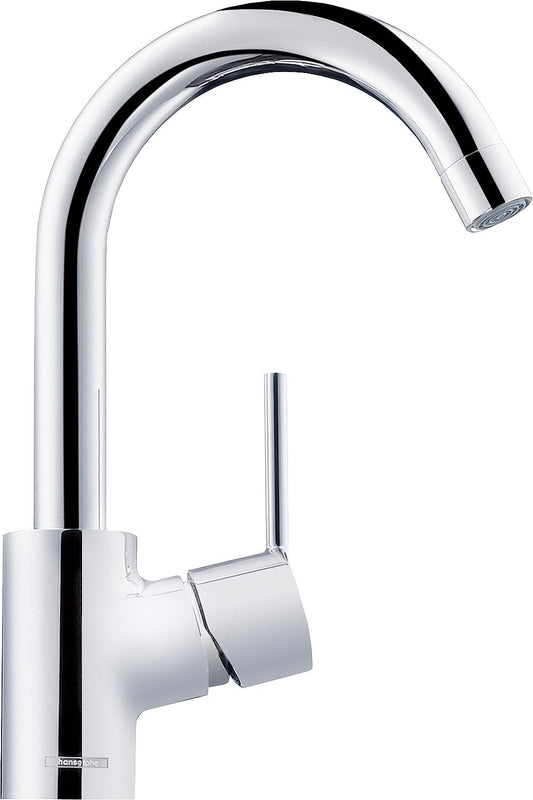 Hansgrohe Talis S basin mixer, 145 mm projection, chrome, swivel spout
