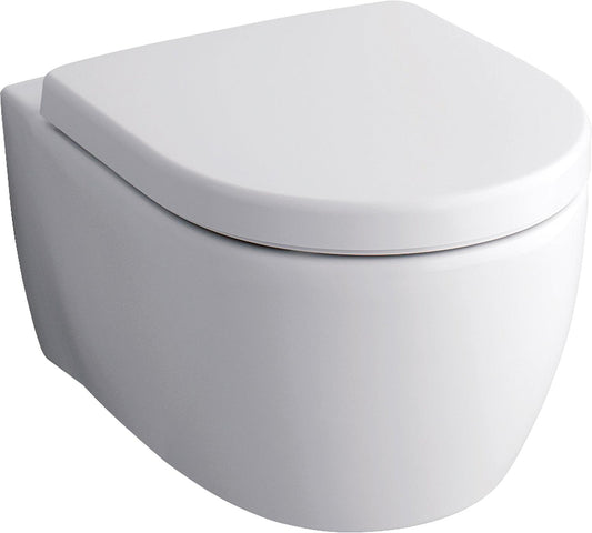 Geberit ICon wall-hung deep-flush toilet, white, WxDxH: 355x530x330mm
