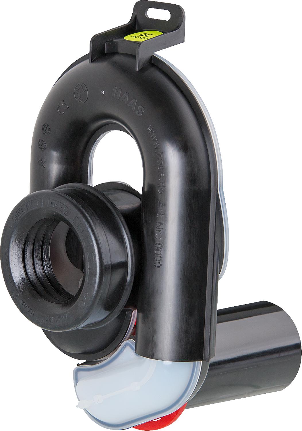 Siphon d'aspiration pour urinoir DN50 réglable en hauteur, sortie horizontale