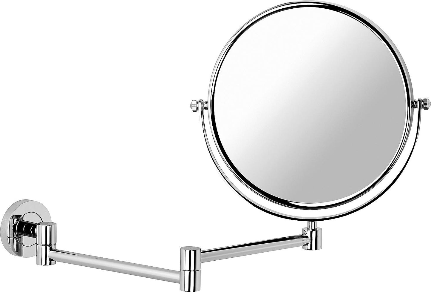Ermete wall-mounted cosmetic mirror, 1x and 3x magnification, Ø 200 mm