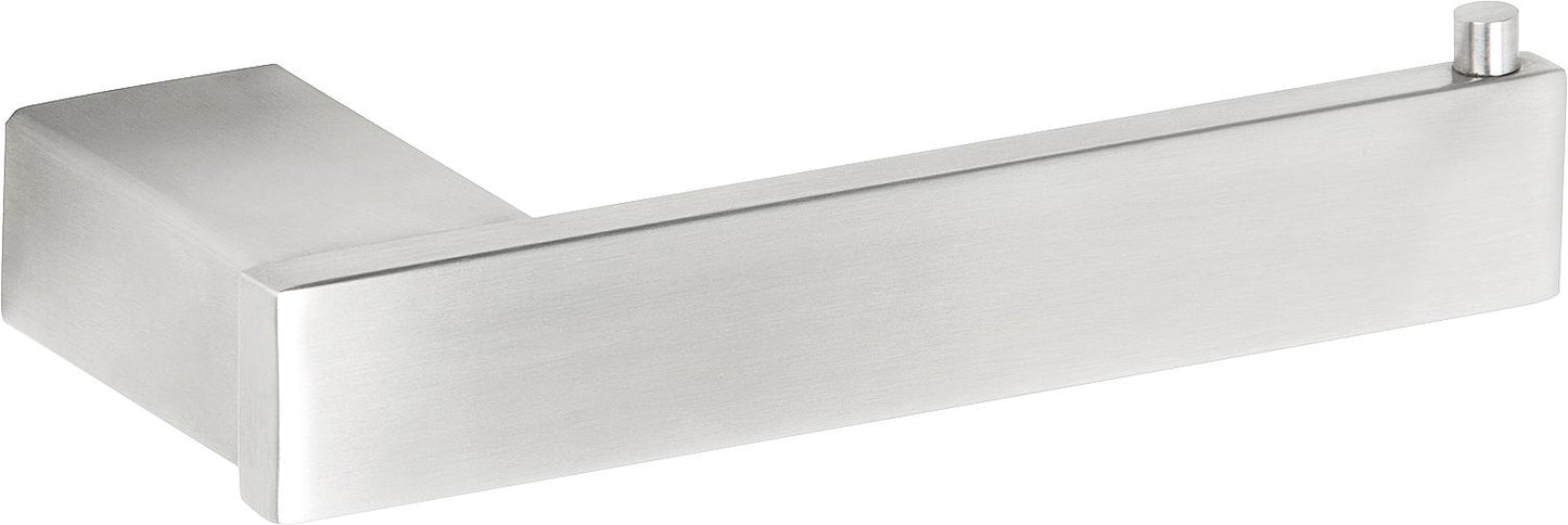 Erva paper roll holder without lid, brushed stainless steel