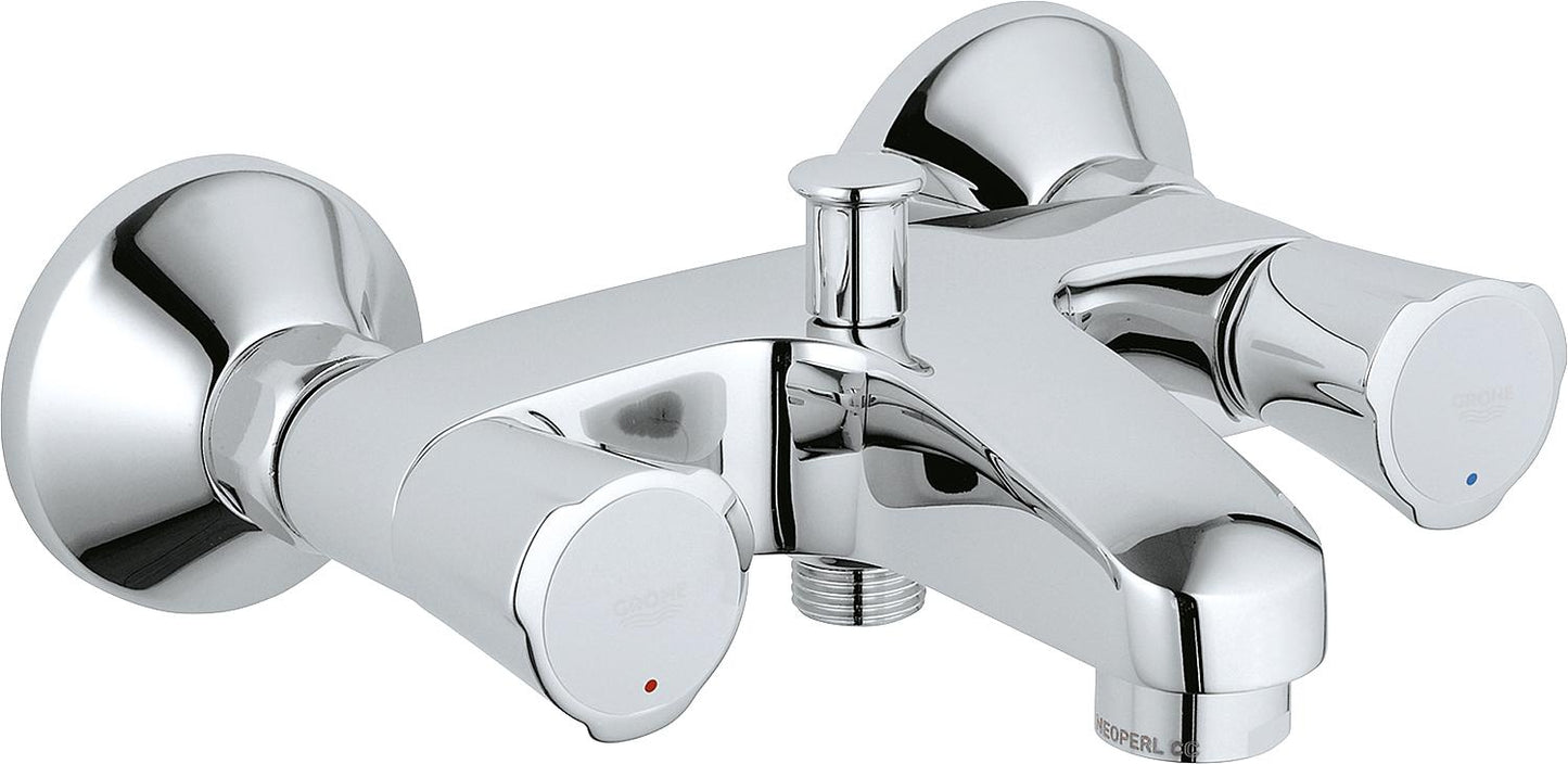 Grohe Costa surface-mounted bath mixer, 144 mm projection, chrome