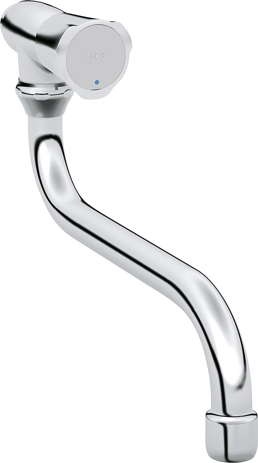 Grohe Costa wall-mounted outlet valve, projection 225 mm, chrome