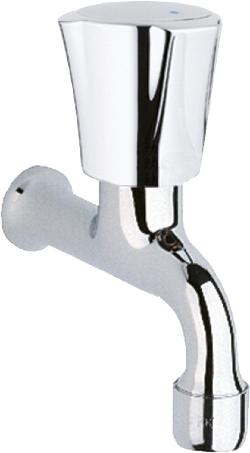 Grohe Costa wall-mounted outlet valve, 100 mm projection, chrome