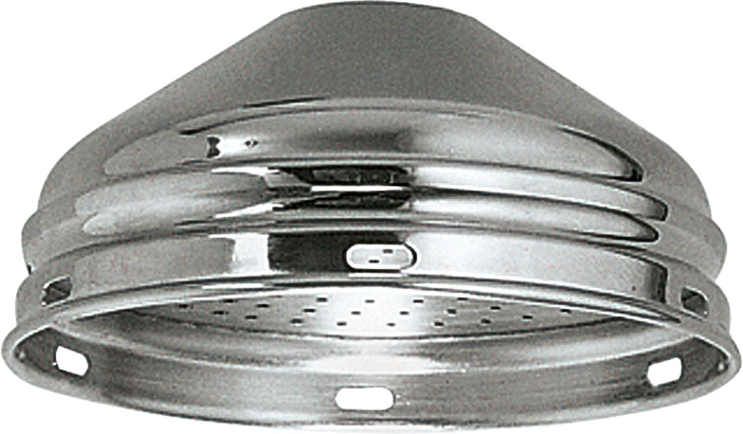 'Relexa' overhead shower, DN15 shower head D=85mm, 50mm high sheet brass