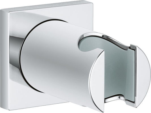 Grohe Rainshower wall-mounted shower holder with square rosette, chrome
