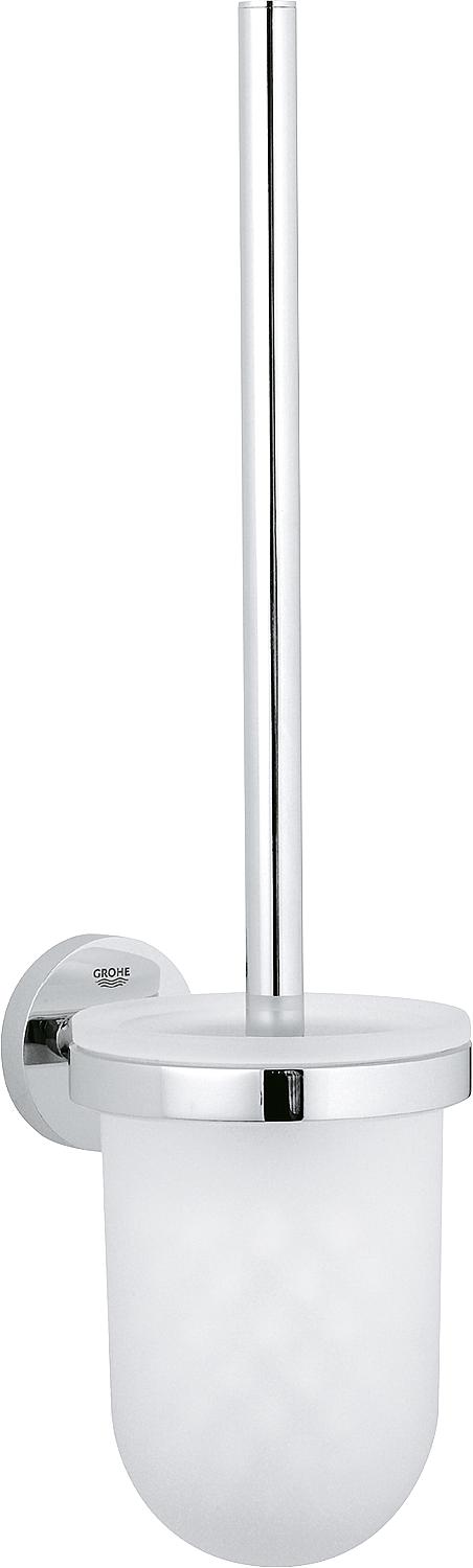 Grohe Essentials toilet brush set with wall holder, chrome