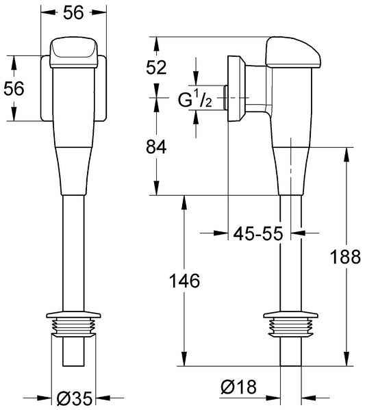 Grohe connector 43818000