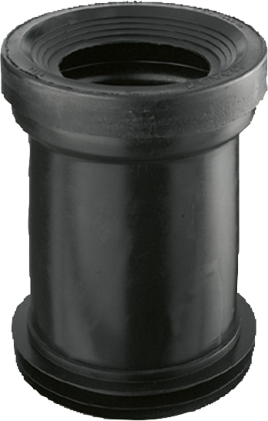 Raccord de WC adapté aux prises WC Ø 120-125 mm Ø 110/110 mm, droit