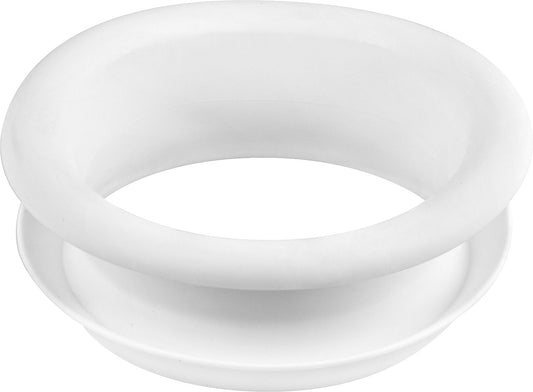 Rubber toilet outlet connector for WC with internal outlet on cast iron pipe NW100, light