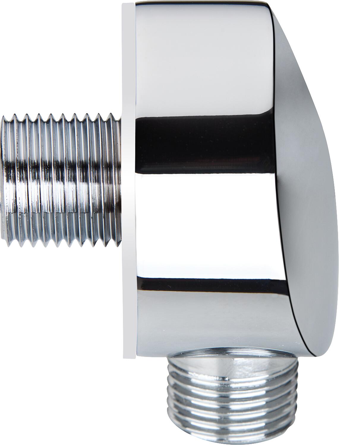 Wall connection bend DN15 (1/2") chrome