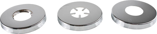 Stedo Design threaded rosette D = 80 mm, H = 10 mm, d = 27 mm MS-chrome plated