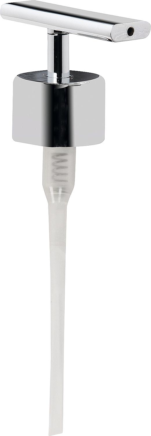 Replacement pump head for 93 135 42 Eivor liquid soap dispenser, chrome-plated zinc