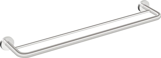 Double towel rail Eldrid L=650 mm brass chrome-plated round