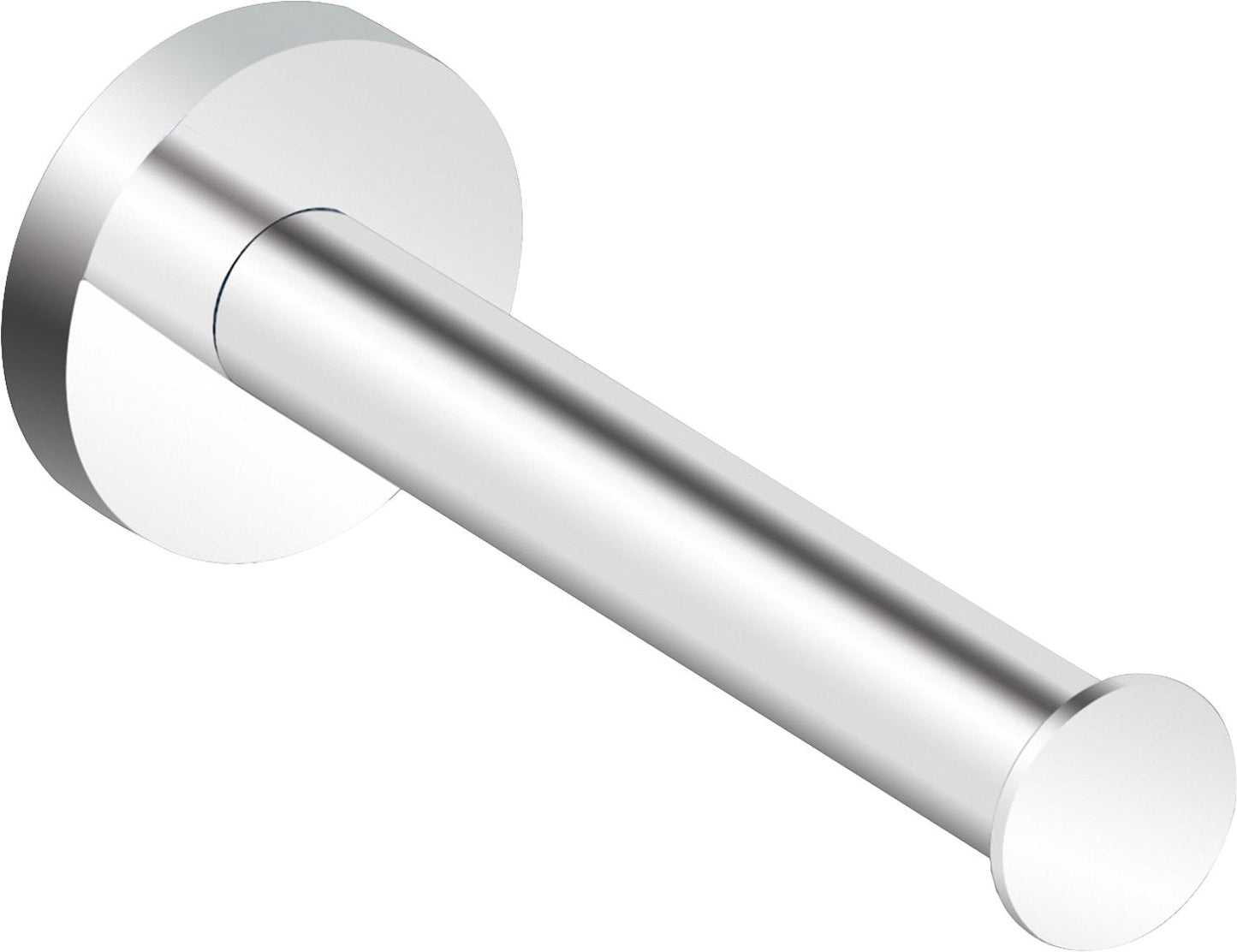 Eldrid spare paper roll holder, chrome-plated brass, horizontal