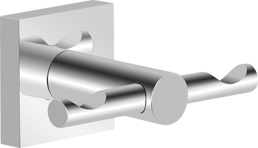 Double hook Elean brass chrome-plated