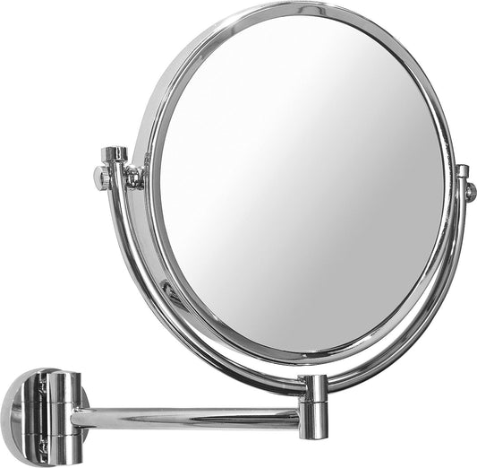 Elenita wall-mounted cosmetic mirror, 1x and 5x magnification, Ø 190 mm