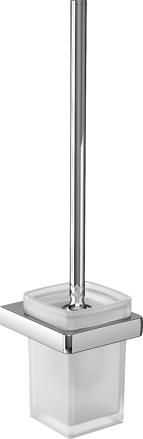 Emco Trend chrome wall-mounted brush set