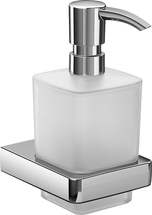 emco trend liquid soap dispenser, chrome with dosing pump