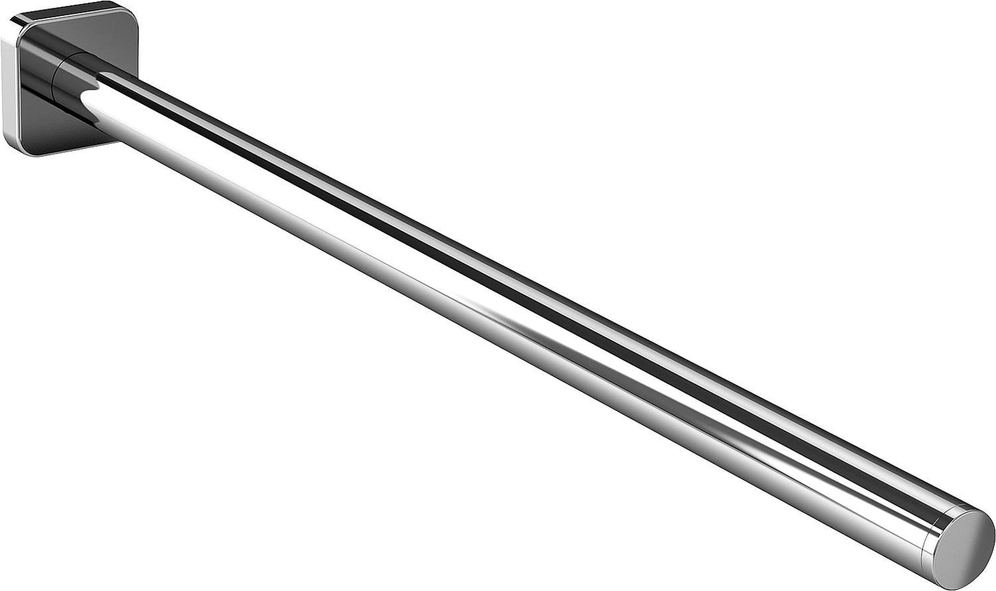 Emco trend chrome towel rail, single-arm, rigid, 310mm