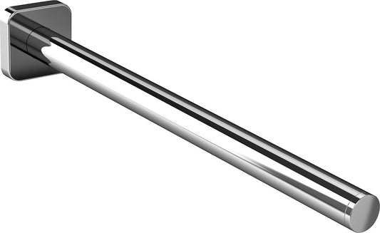 Emco trend chrome towel rail, single-arm, rigid, 310mm