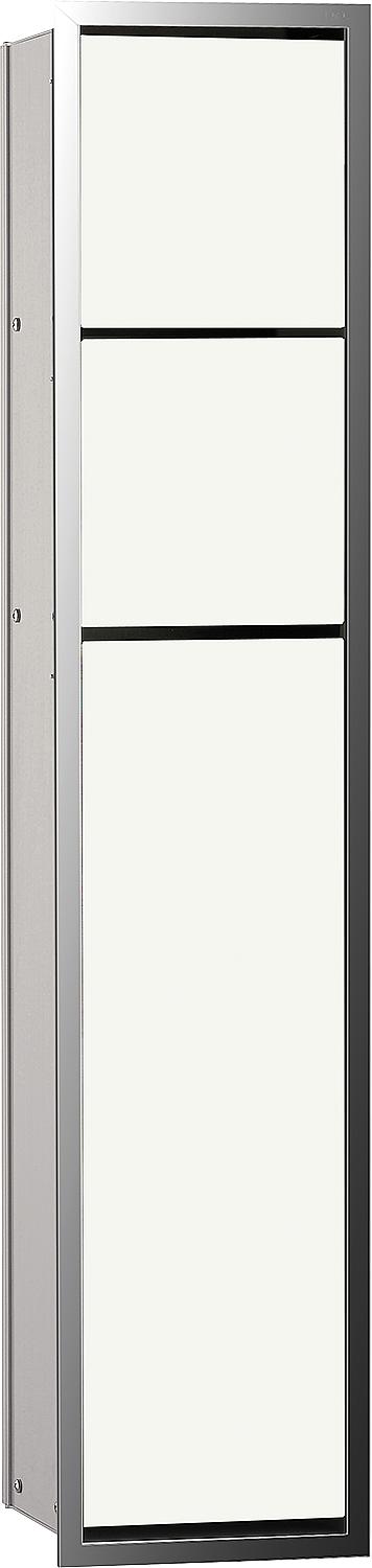 WC module emco asis 150 concealed, height 809mm, chrome/optiwhite