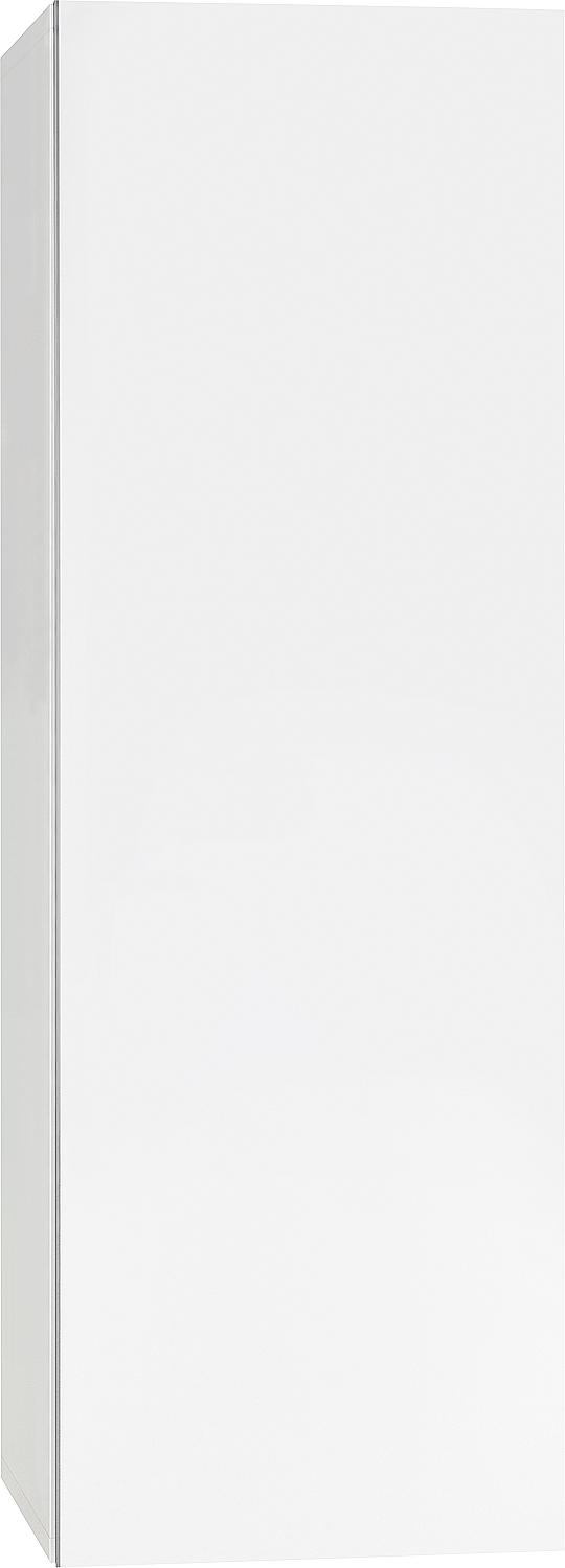 ELA tall cabinet with soft-close mechanism, white carcass (smt) - dark concrete front, 400x1200x350 mm