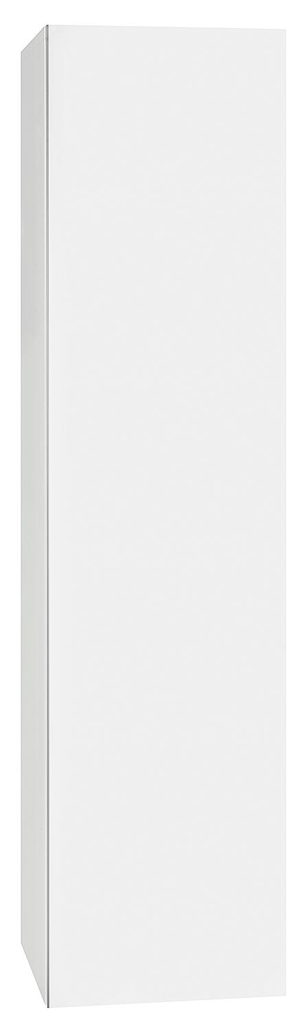 ELA tall cabinet with soft-close mechanism, white carcass (smt) - robinia grey front, 400x1600x350 mm
