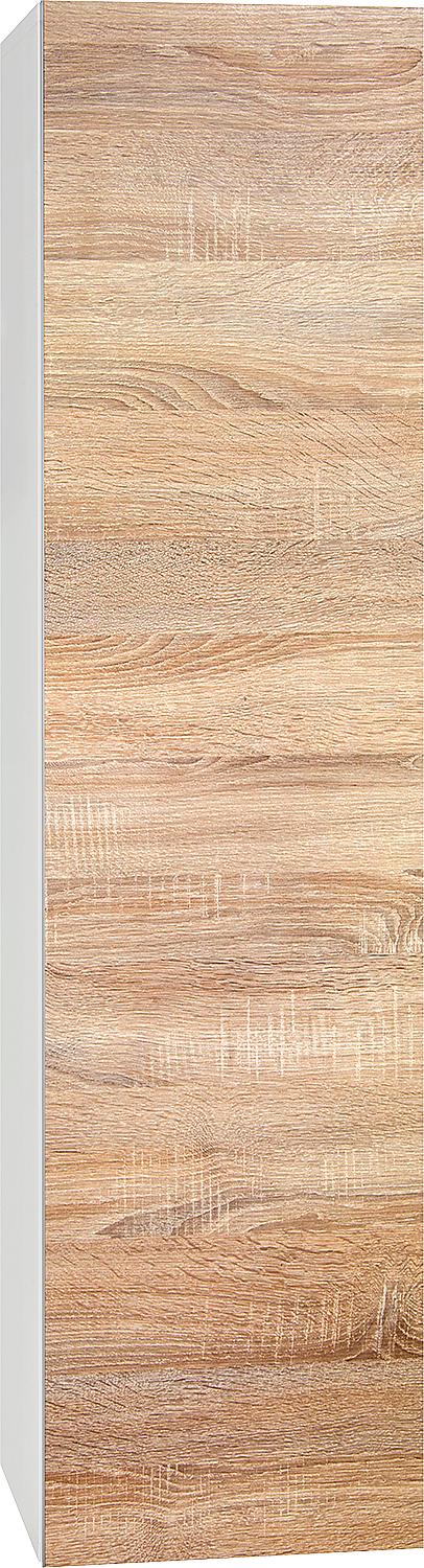 ELA tall cabinet with soft-close mechanism, white carcass (smt) - robinia grey front, 400x1600x350 mm