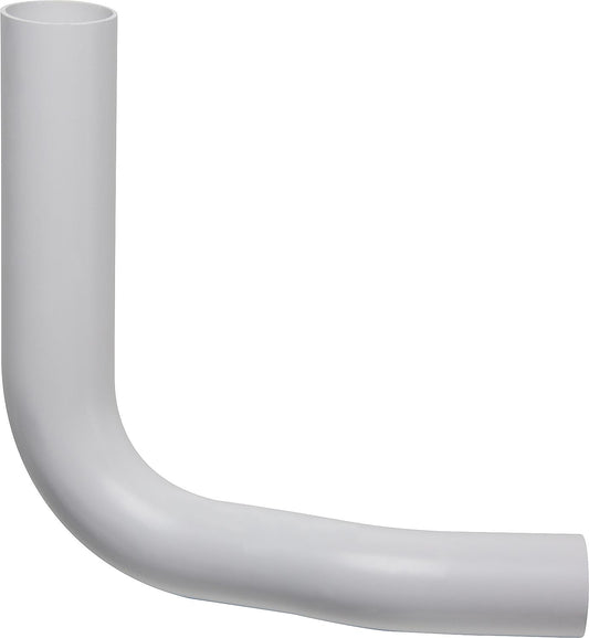 White flush pipe bend, Ø 50x44 mm, offset 80 mm to the right