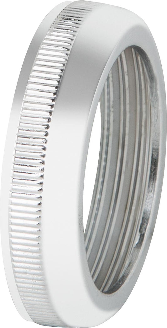 Écrou moleté en laiton chromé, DN32 (1 1/4") pour tuyaux de siphon de 32 mm