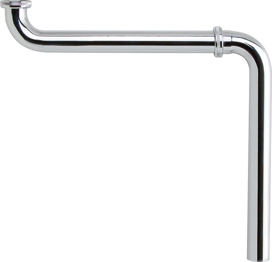 Coude compact, laiton chromé, 32 x 300 mm / 32 x 65 x 300 mm