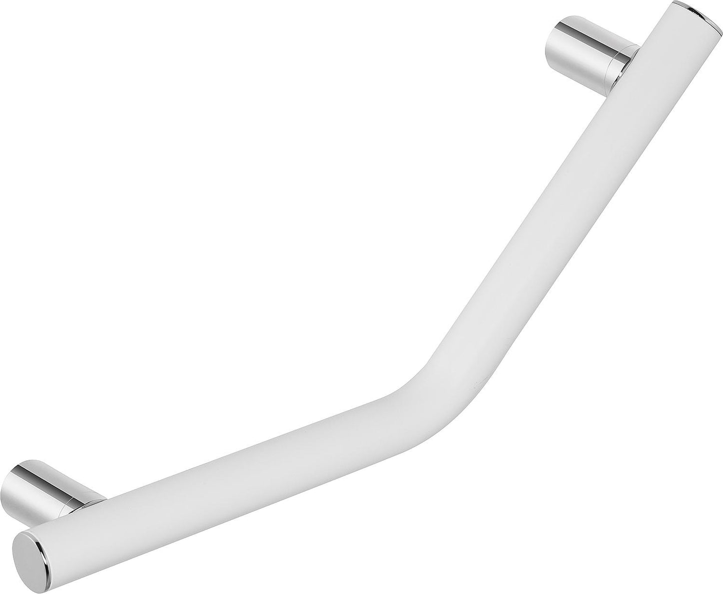 Winkelgriff Elida 45° schwarz matt pulverbeschichtet, BxHxT:438x204x87mm